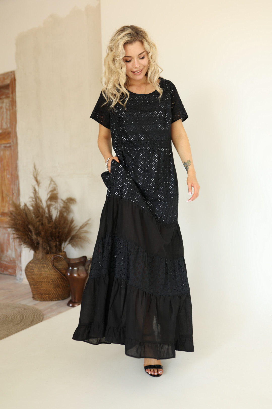 Платье Amori 9577 черный - фото 4