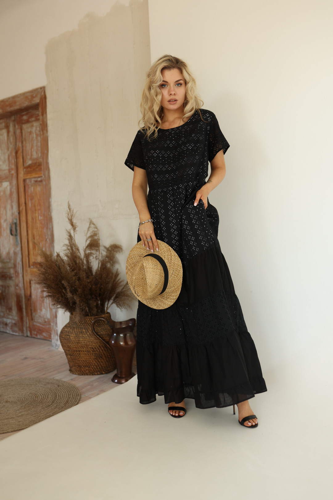 Платье Amori 9577 черный - фото 1