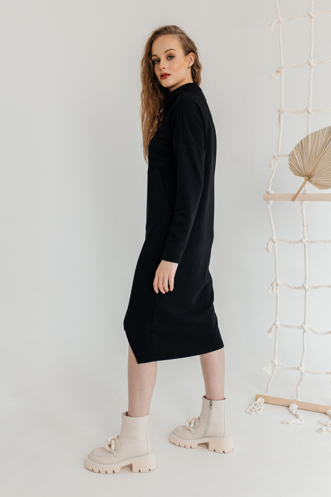 Платье Amori 9610-2 черный - фото 3