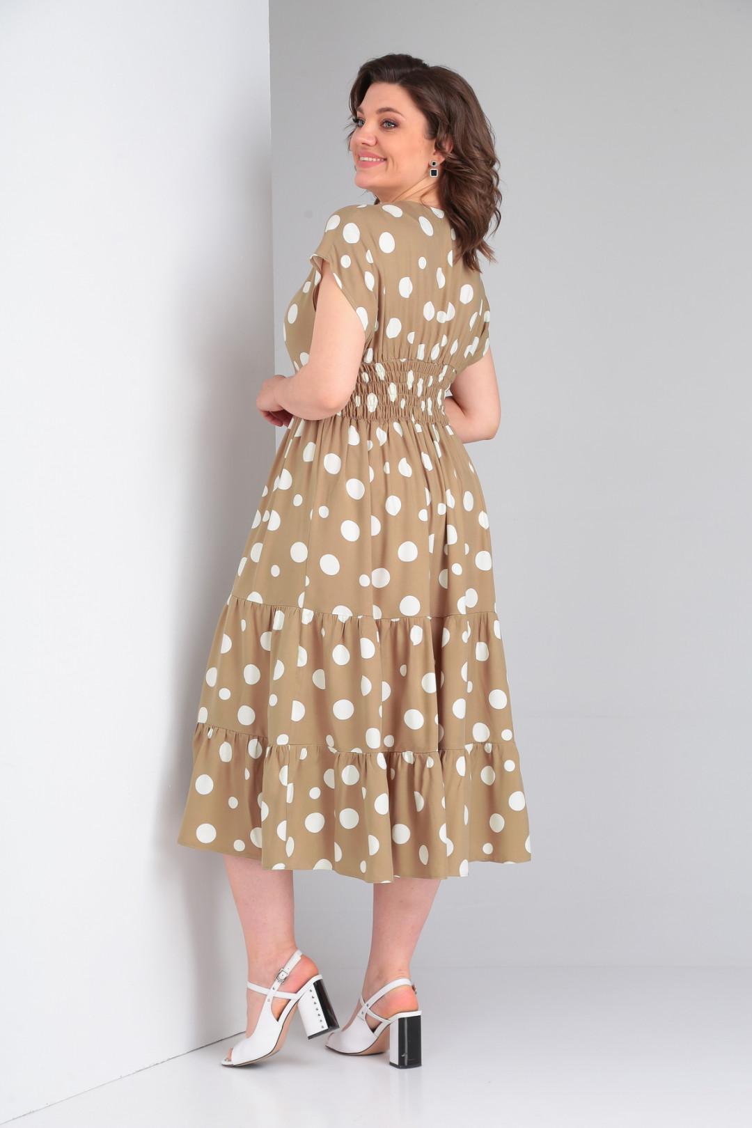 Платье Amori 9640 бежевый