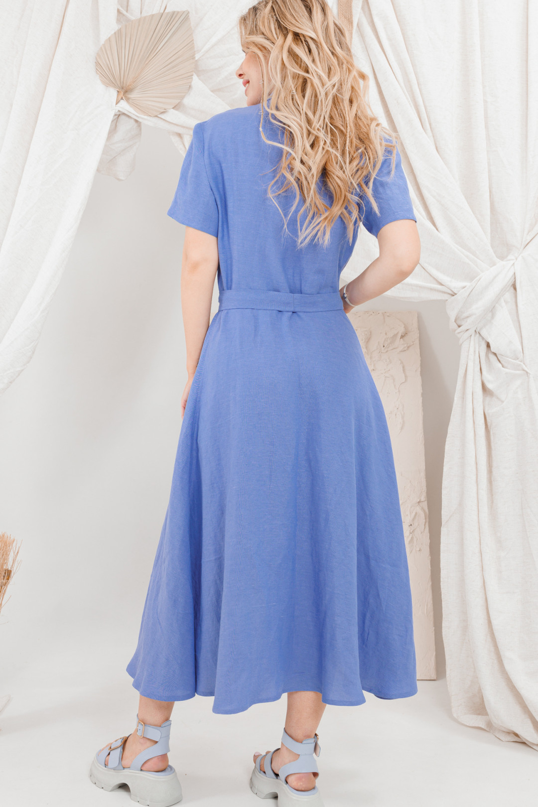 Платье Amori 9649 василек - фото 2