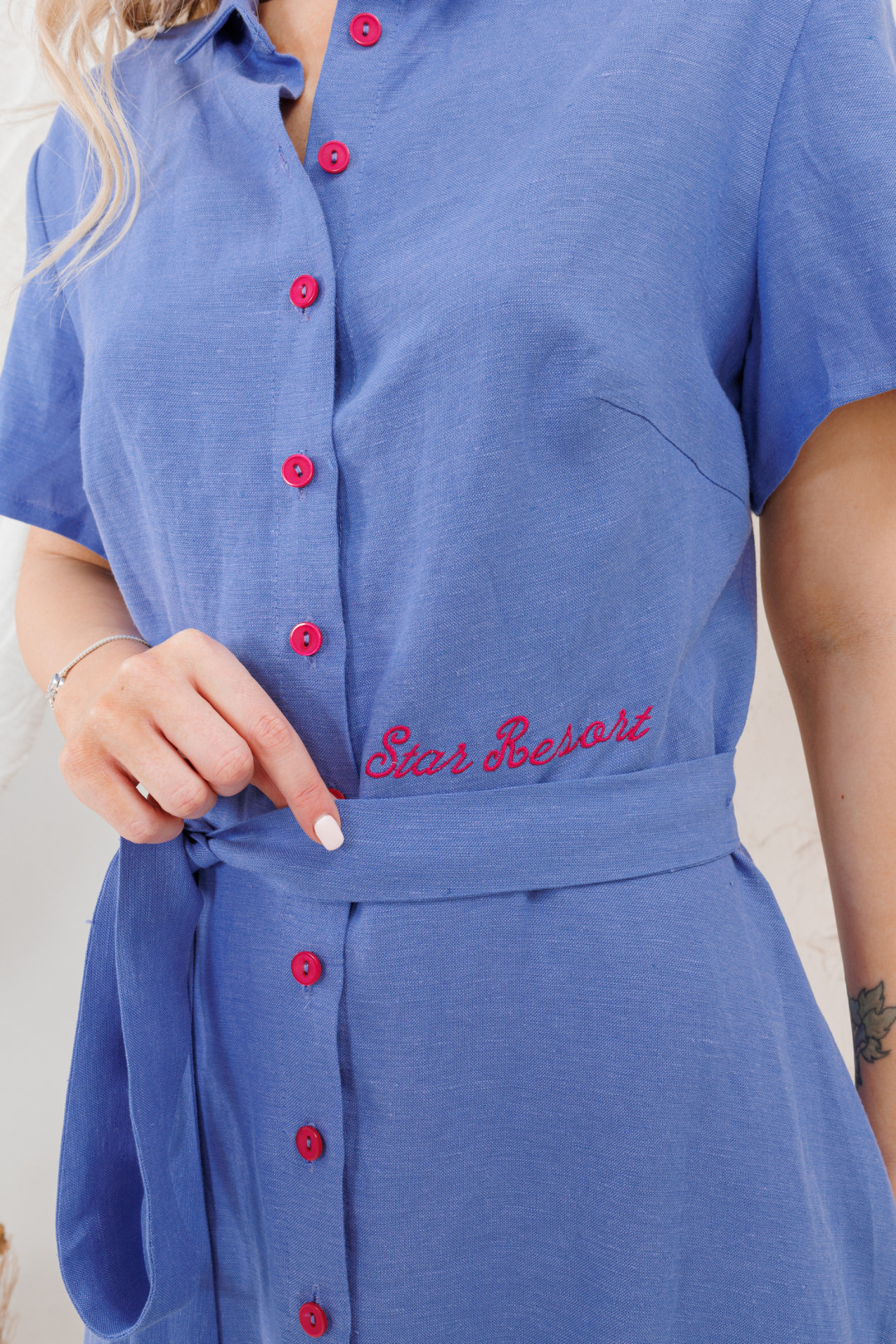 Платье Amori 9649 василек - фото 3