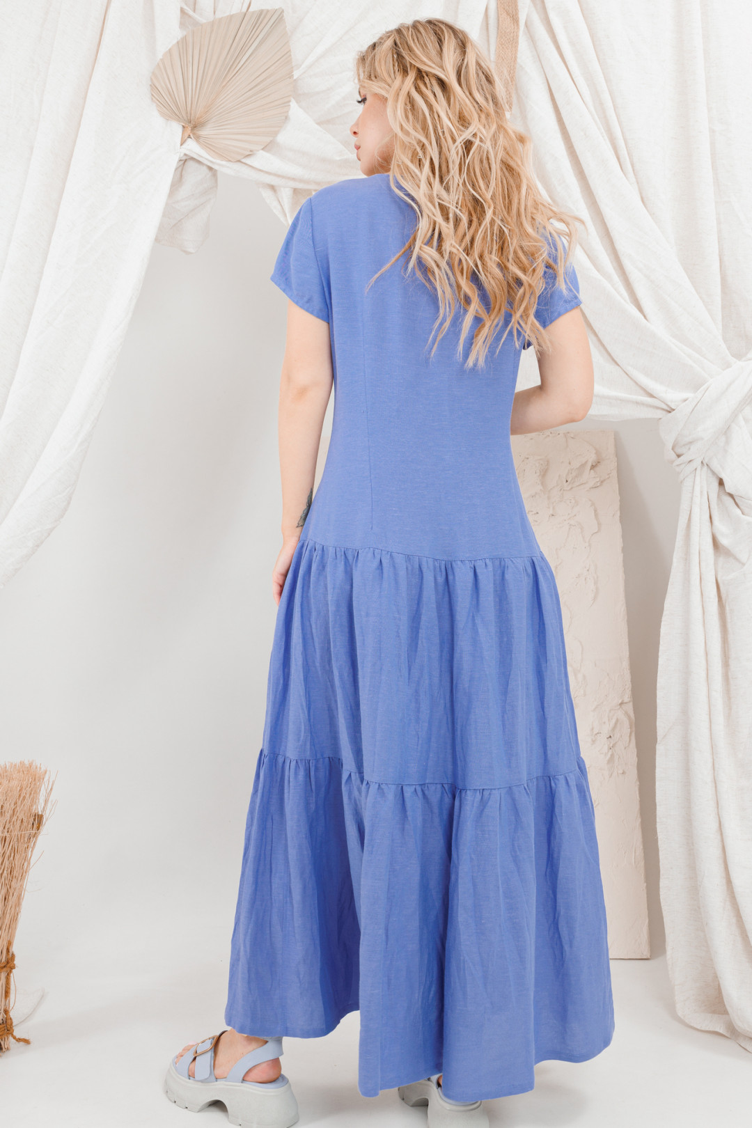 Платье Amori 9650 василек - фото 2