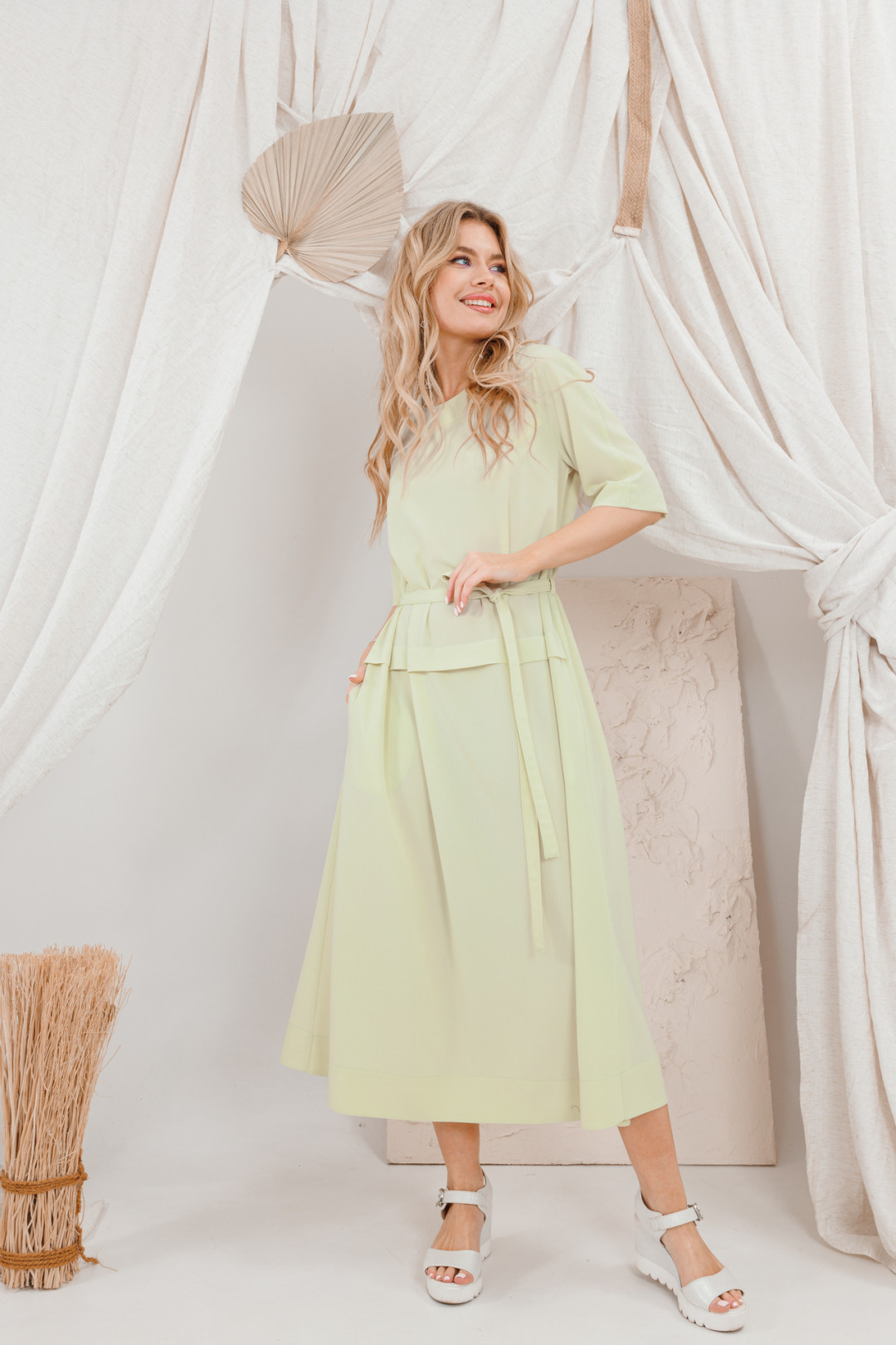 Платье Amori 9680 лимон - фото 6