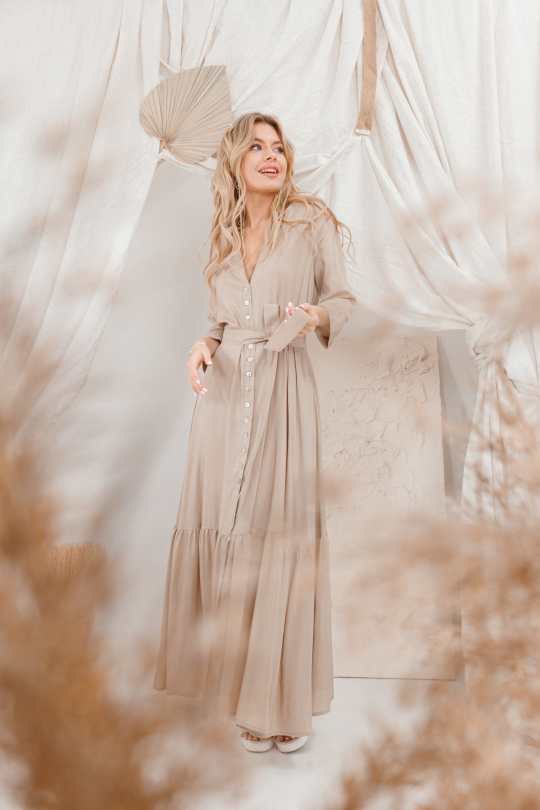 Платье Amori 9688 телесный - фото 4