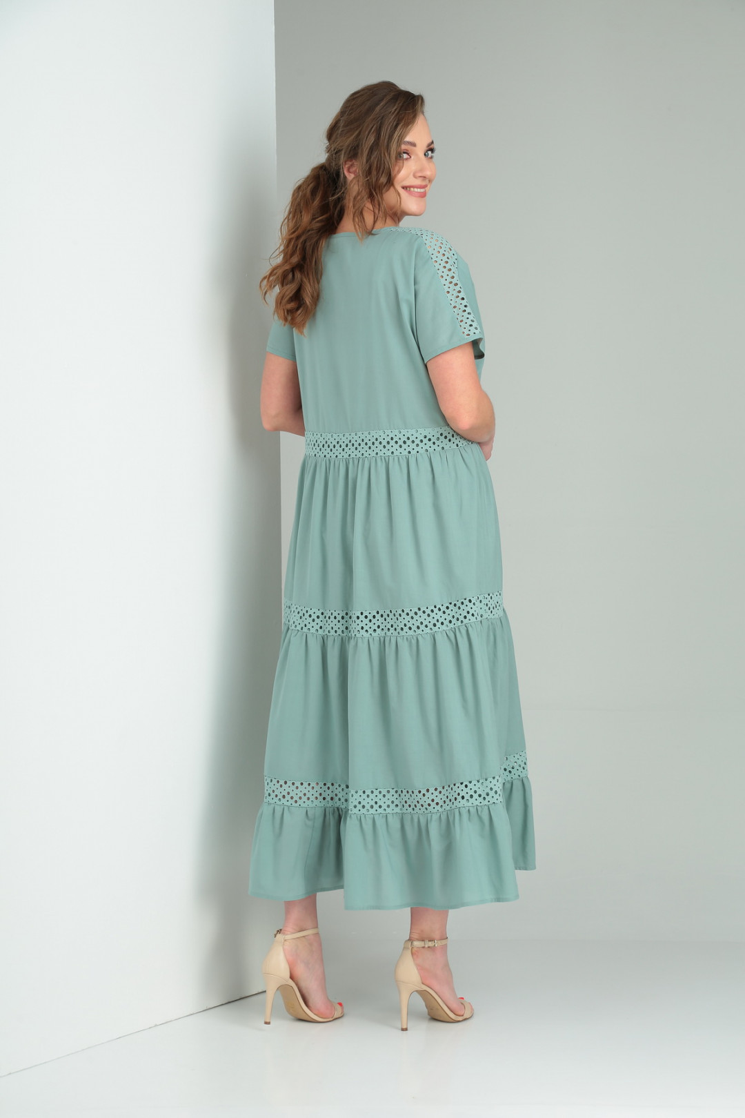 Платье Amori 9750 ментол - фото 3