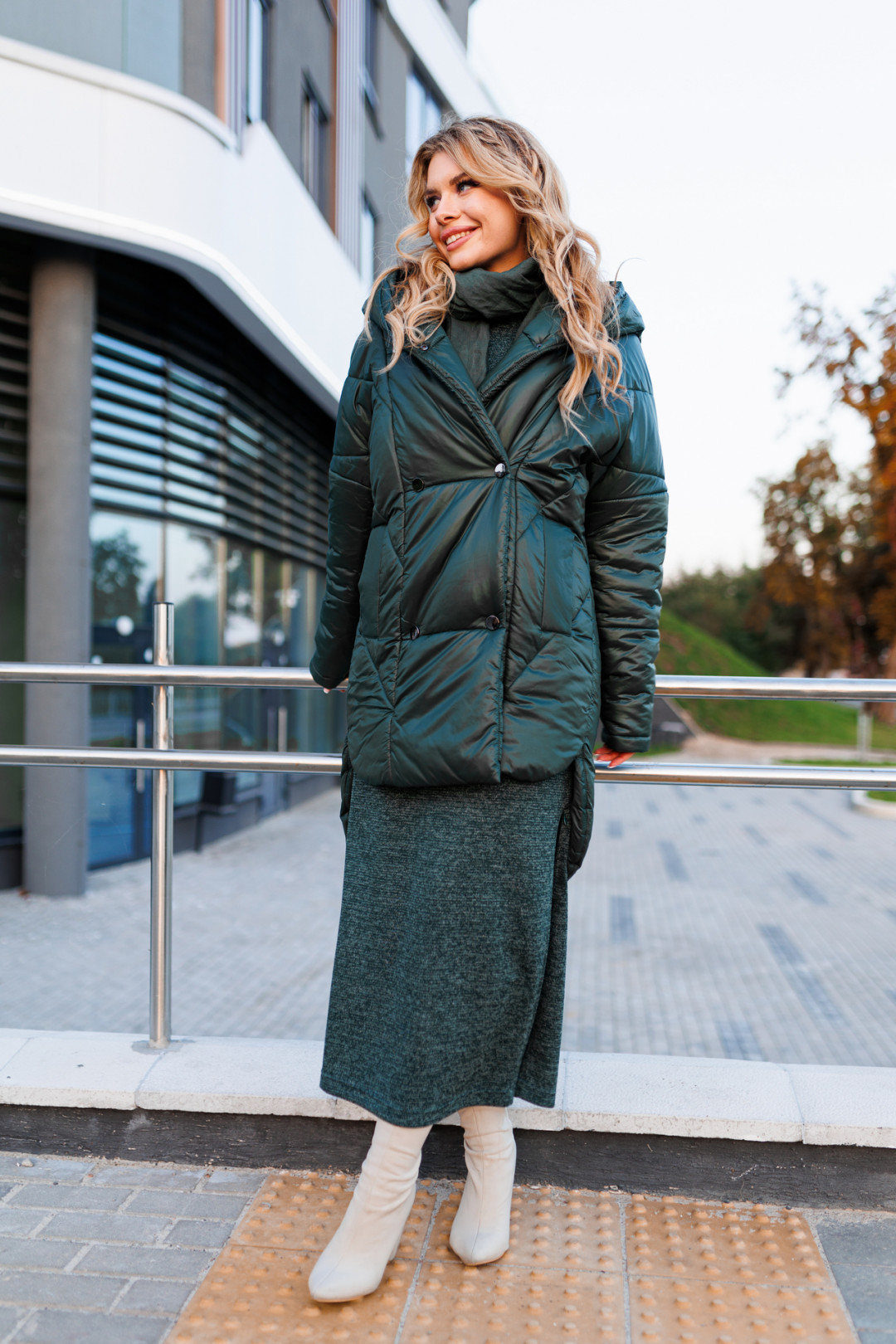 Платье Amori 9786 изумруд