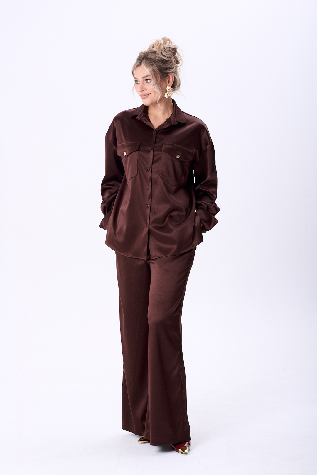 Костюм Amuar 1089 марун - фото 3