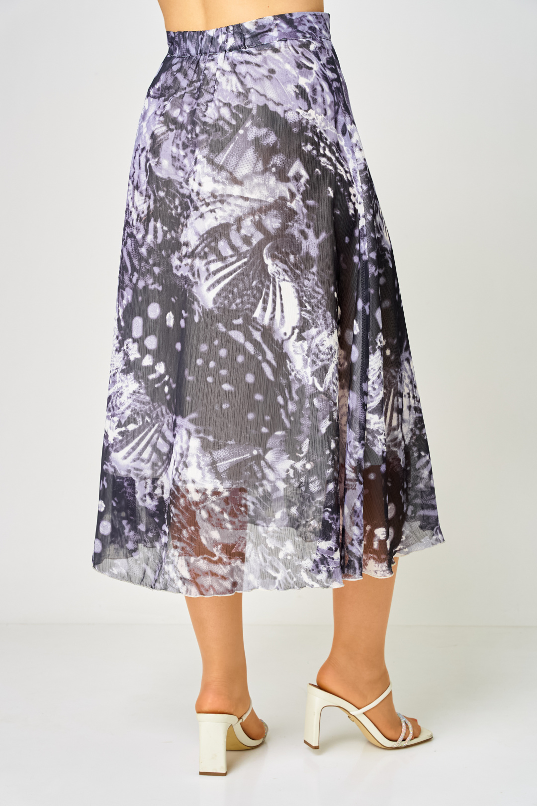 Костюм ANASTASIA MAK 1251-С молочный + мультиколор