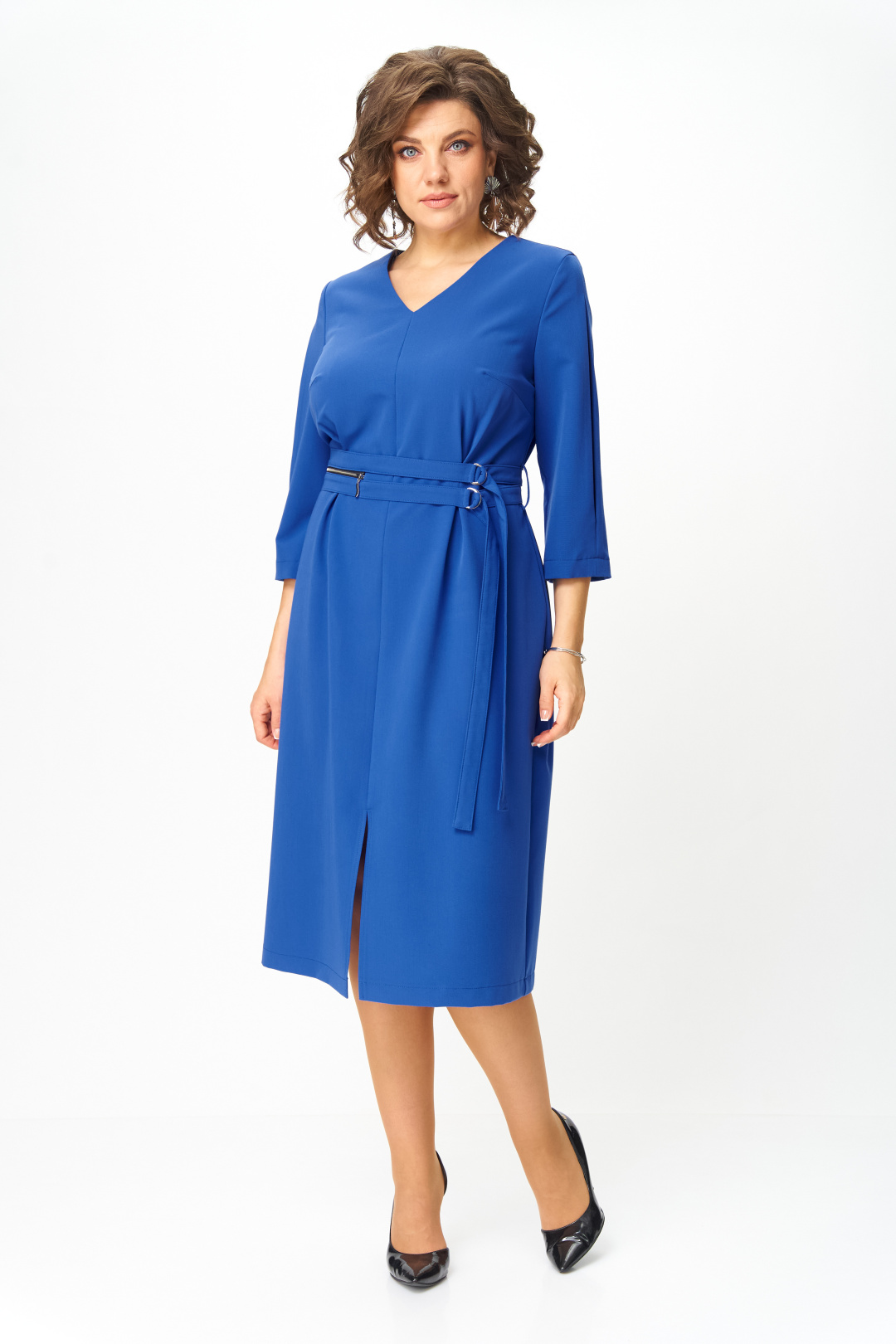 Платье ANASTASIA MAK 1294 василёк - фото 1