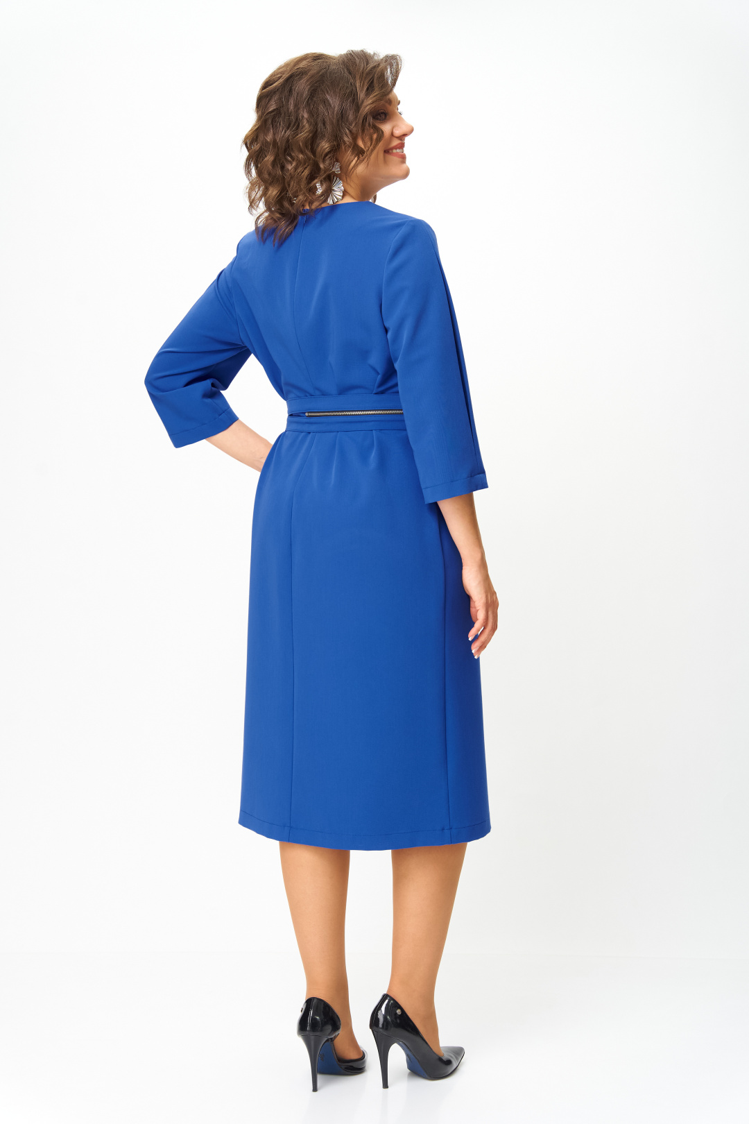 Платье ANASTASIA MAK 1294 василёк - фото 5