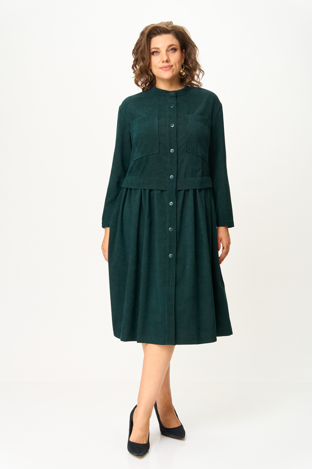 Платье ANASTASIA MAK 1301 зеленый