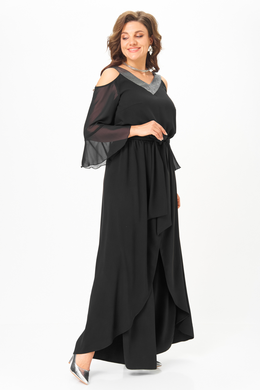 Комбинезон ANASTASIA MAK 1306 черный - фото 2