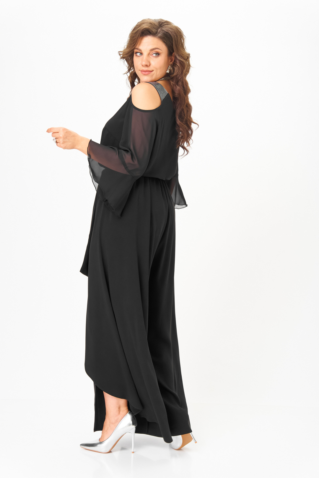 Комбинезон ANASTASIA MAK 1306 черный - фото 6