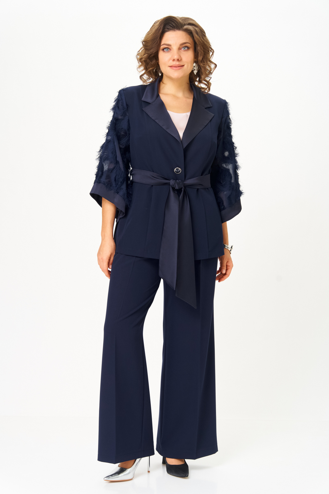 Костюм ANASTASIA MAK 1307 синий - фото 2
