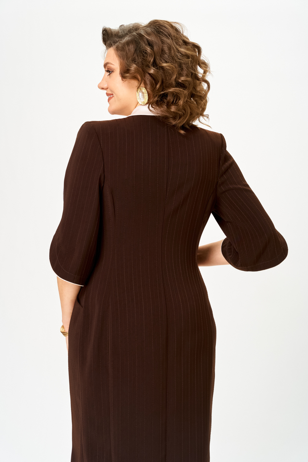 Платье ANASTASIA MAK 1308 коричневый