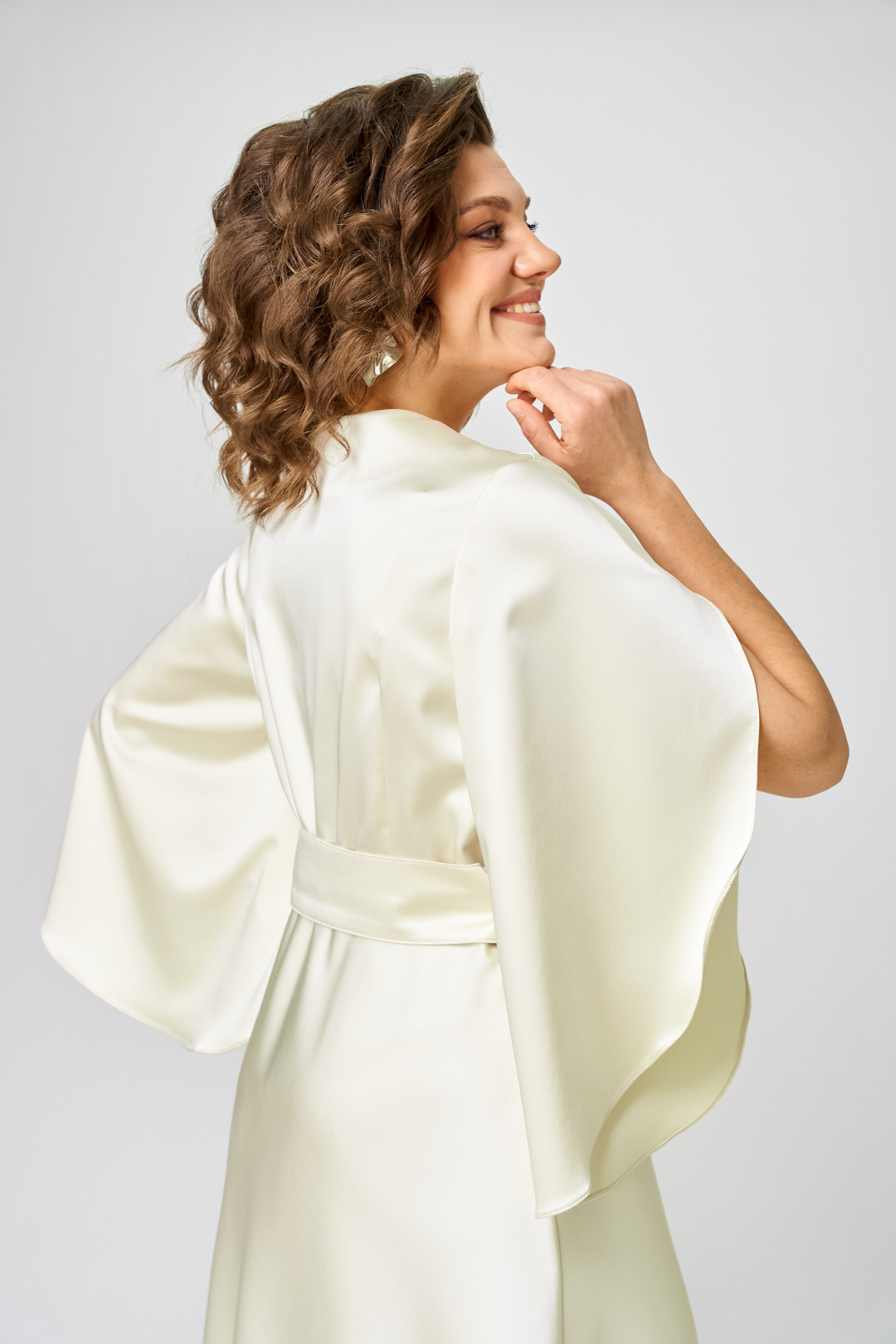 Платье ANASTASIA MAK 1309 молочный