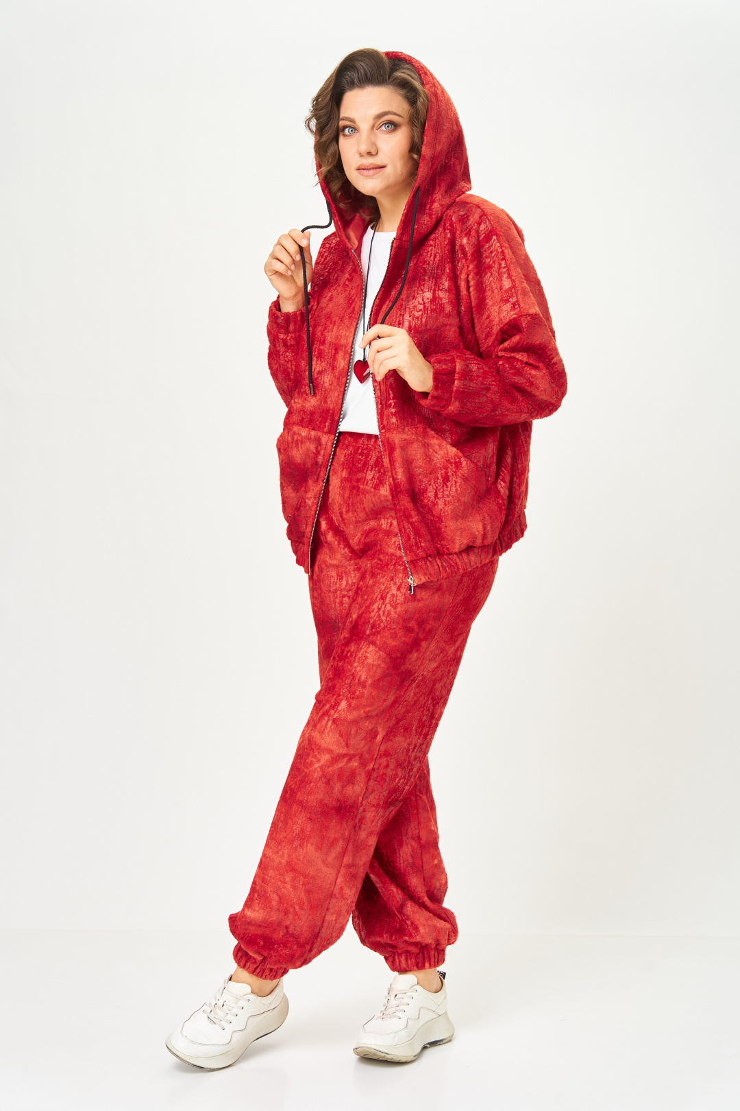 Костюм ANASTASIA MAK 1310 красный - фото 4