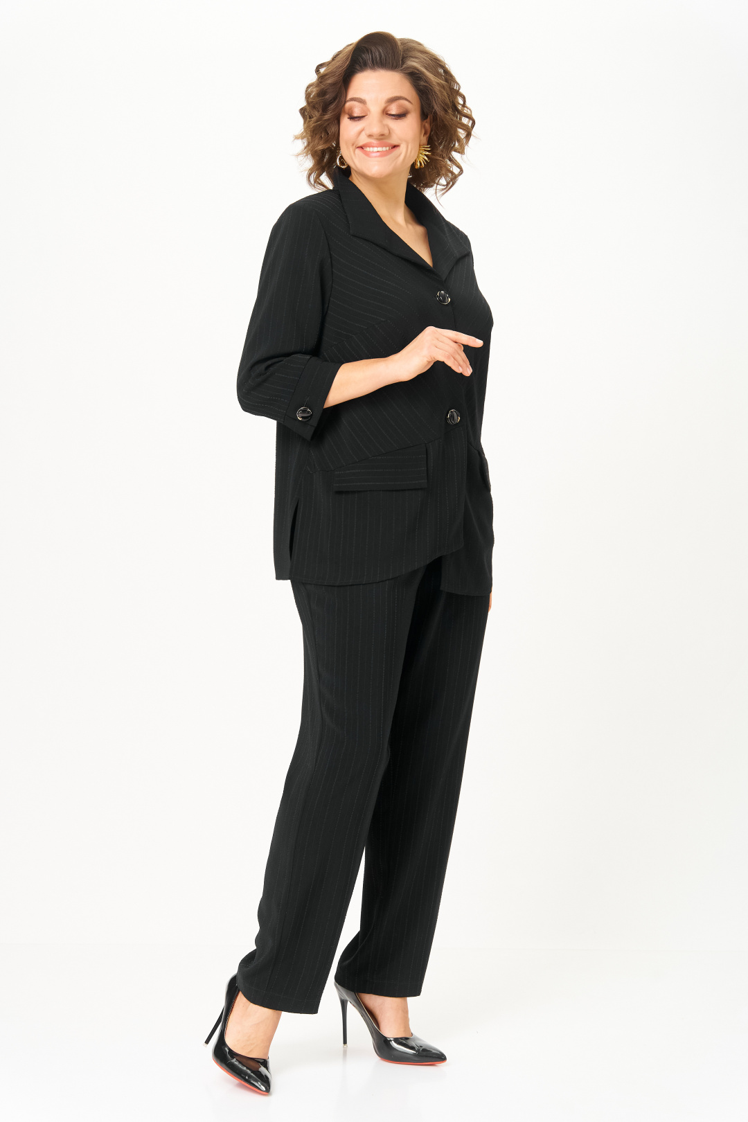 Костюм ANASTASIA MAK 1311 черный - фото 3