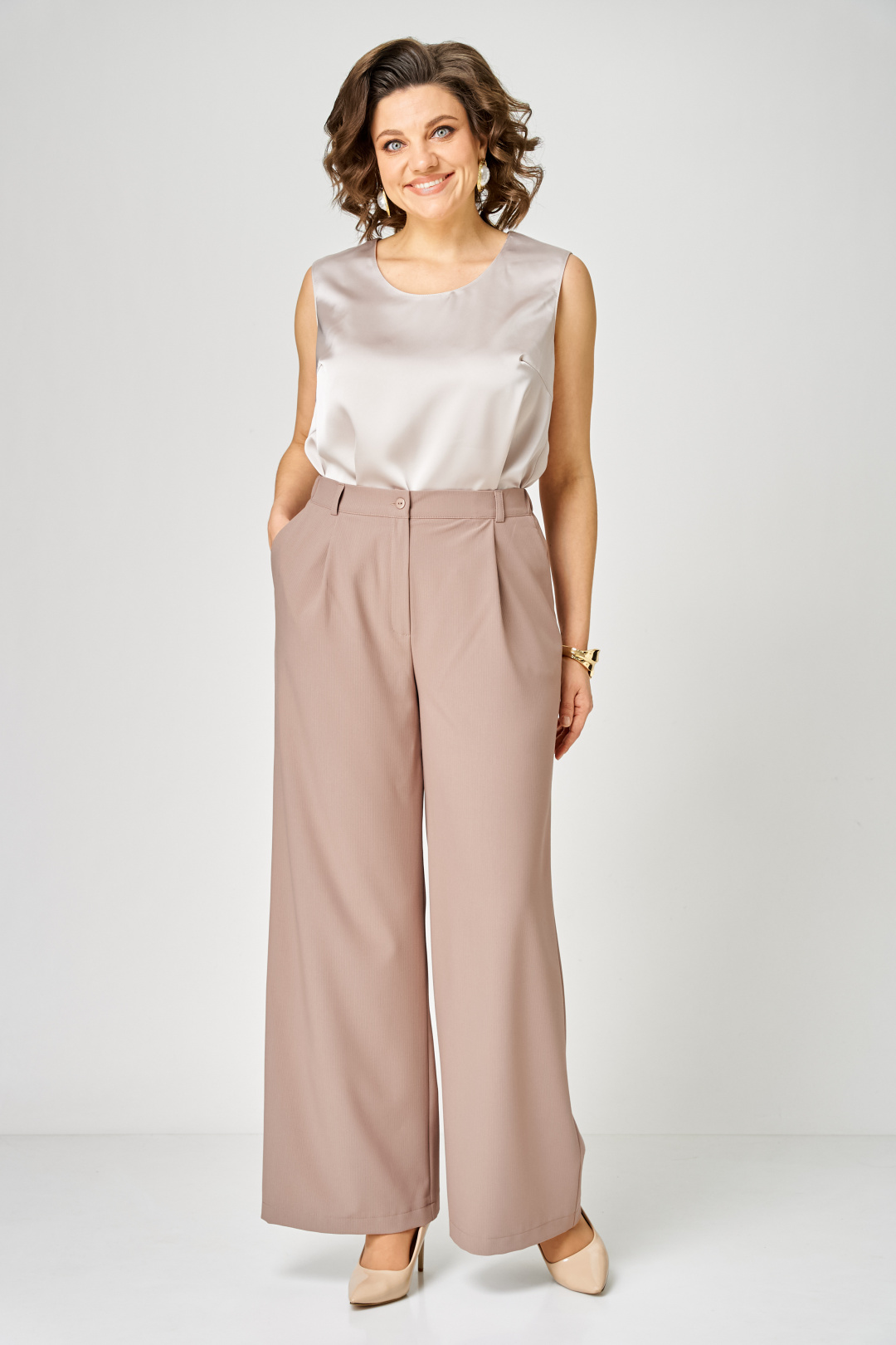 Костюм ANASTASIA MAK 1314 капучино - фото 6