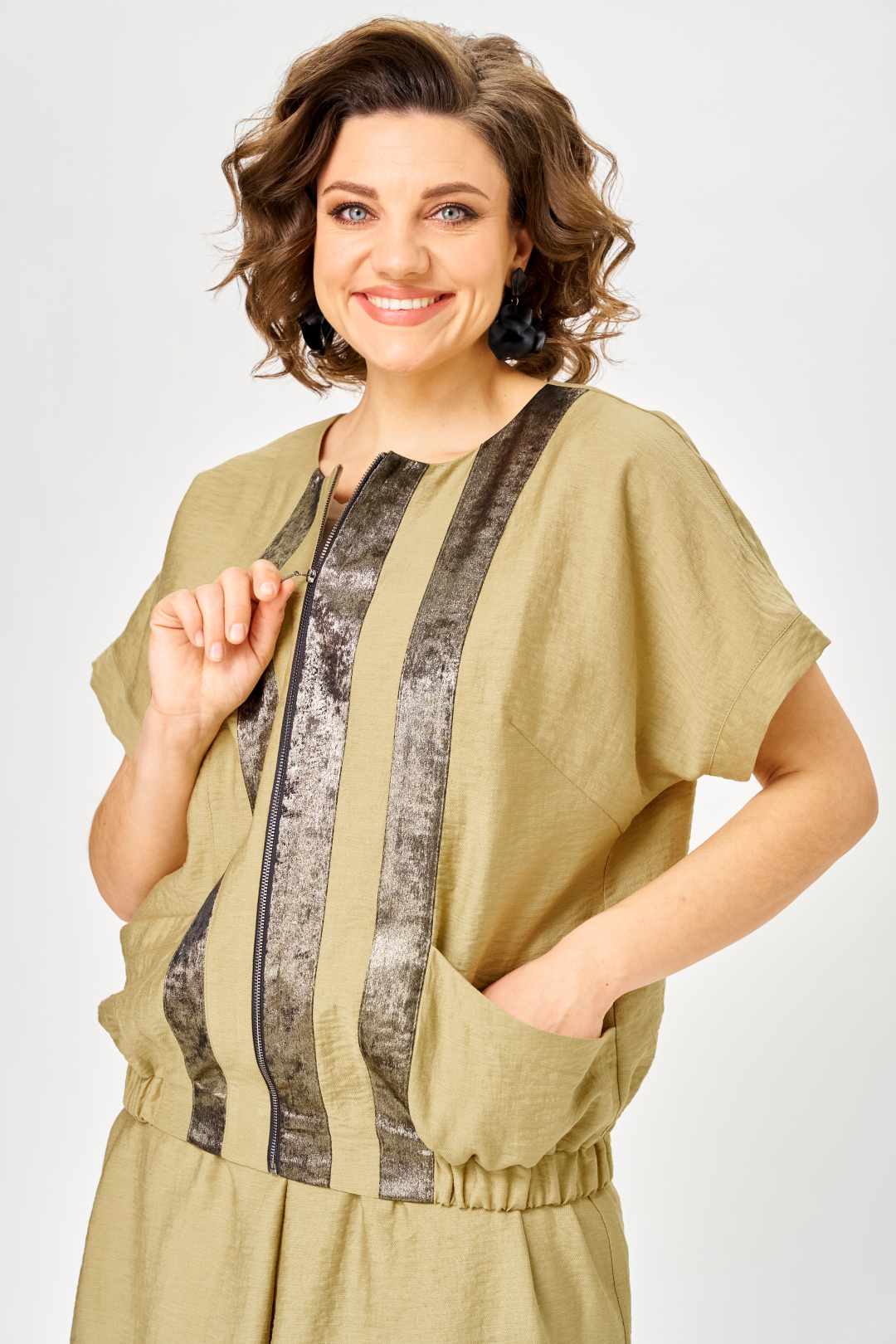 Костюм ANASTASIA MAK 1320 горчица