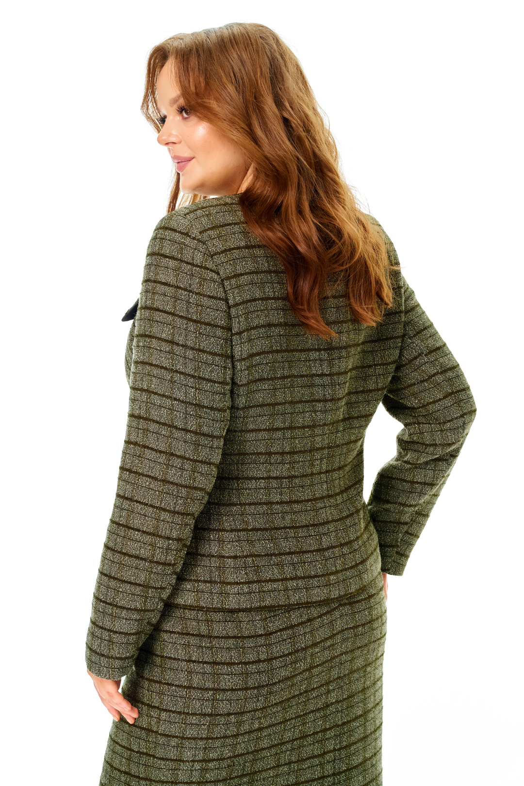 Костюм ANASTASIA MAK 1354 зеленый меланж