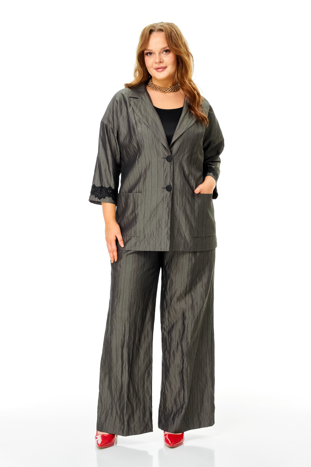 Костюм ANASTASIA MAK 1357 графитовый