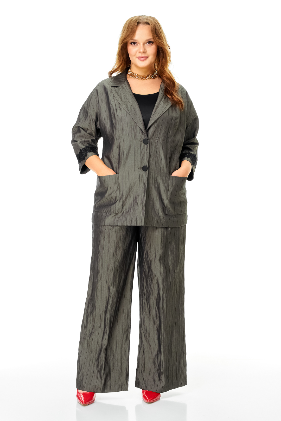 Костюм ANASTASIA MAK 1357 графитовый