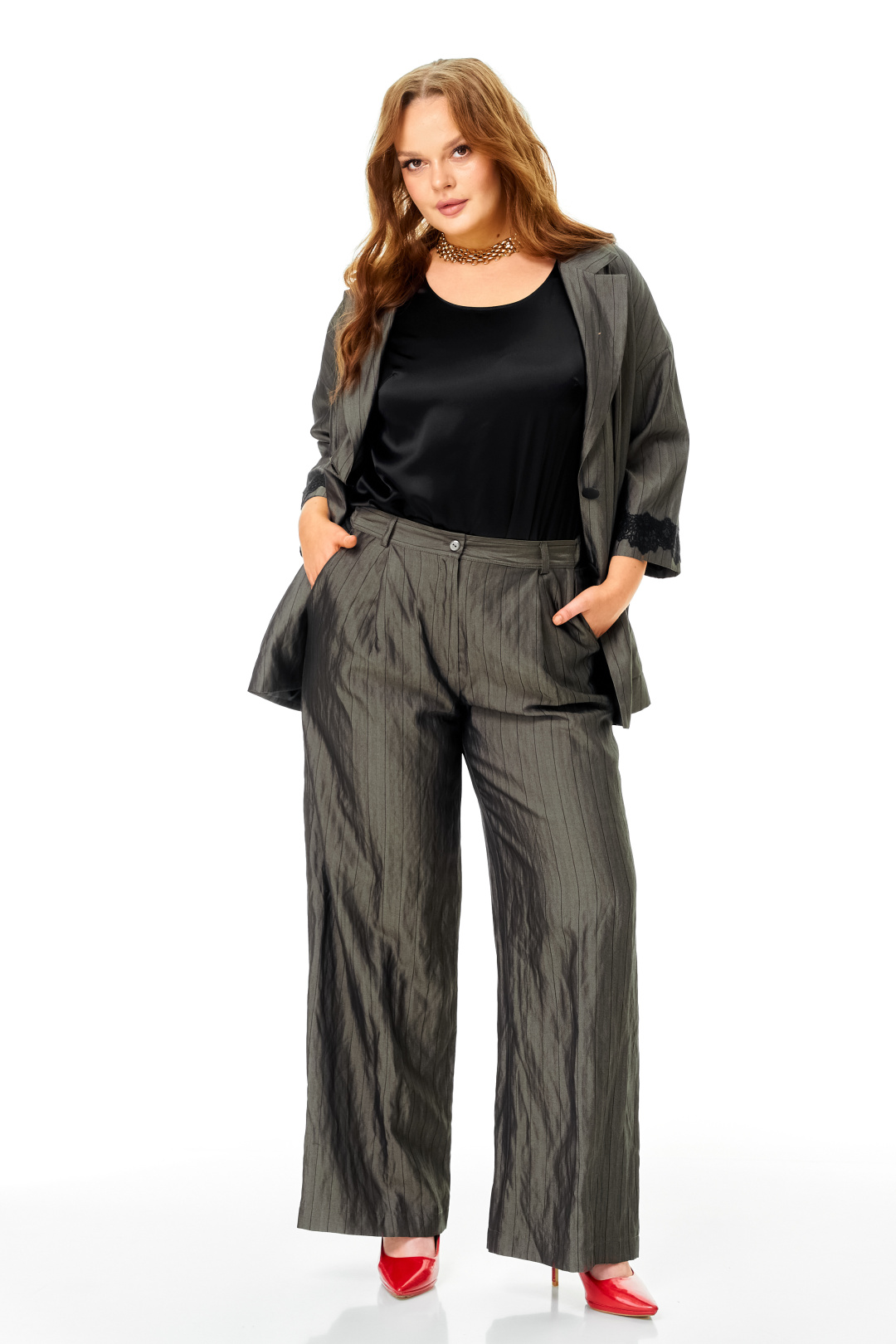 Костюм ANASTASIA MAK 1357 графитовый