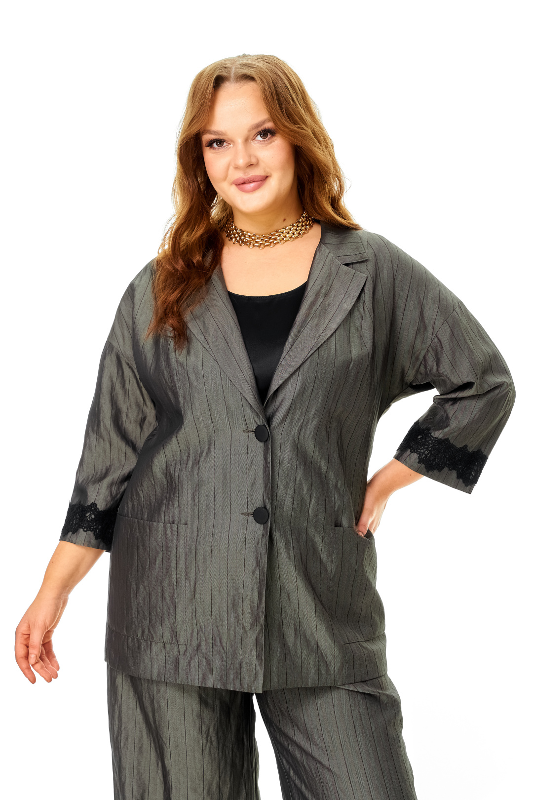 Костюм ANASTASIA MAK 1357 графитовый