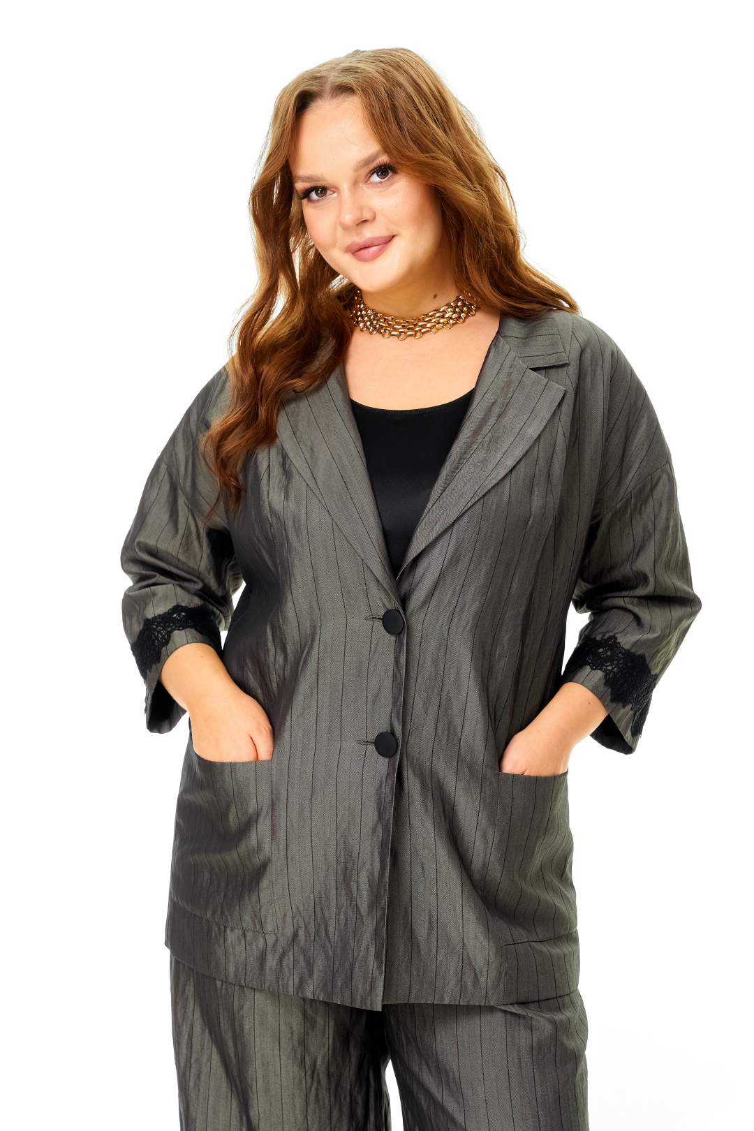 Костюм ANASTASIA MAK 1357 графитовый