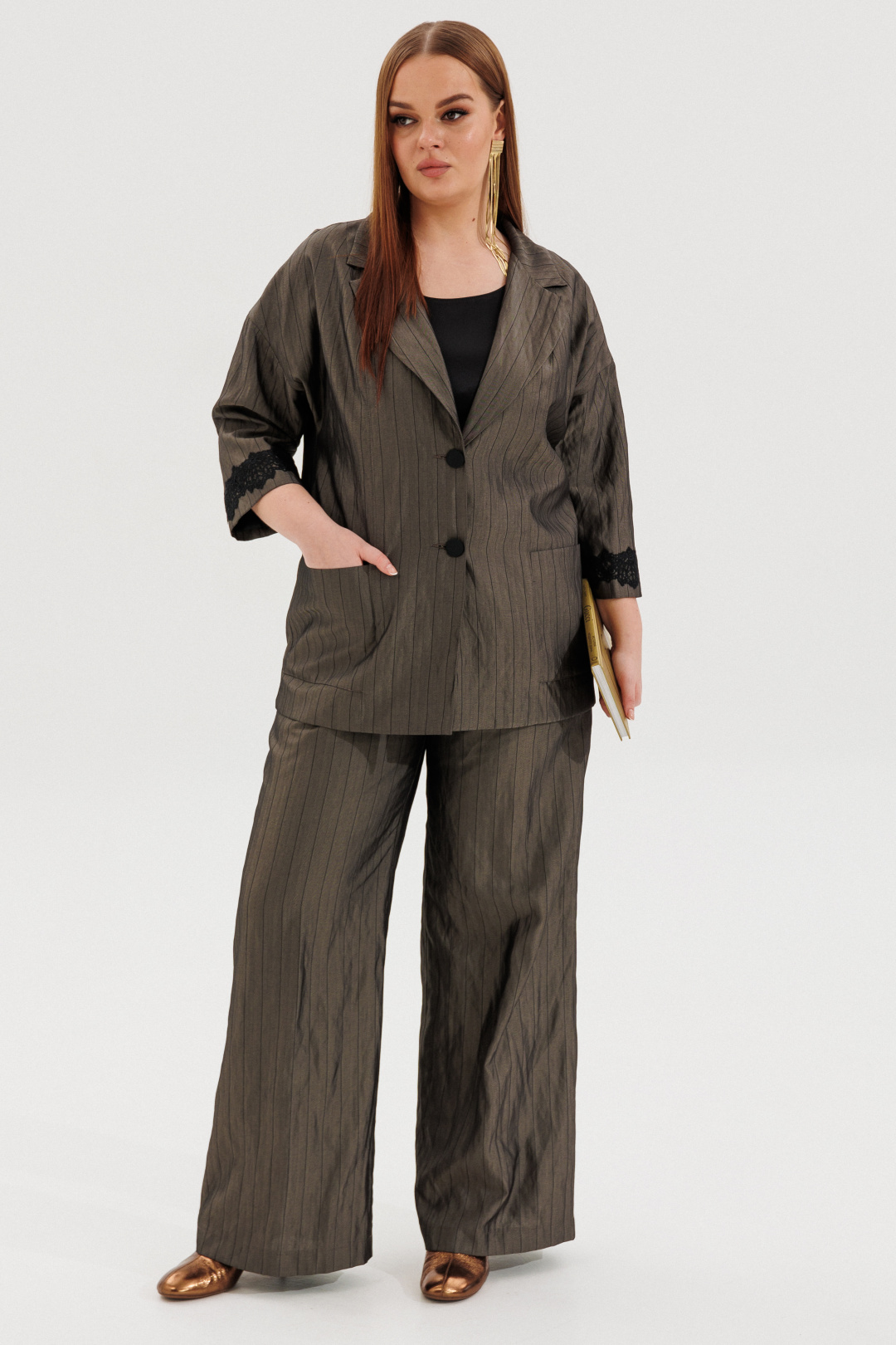 Костюм ANASTASIA MAK 1357 графитовый