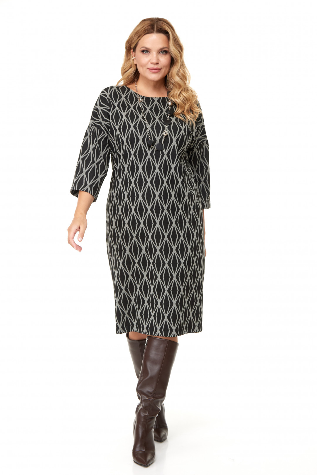 Платье Anastasia 1015 черный - фото 2