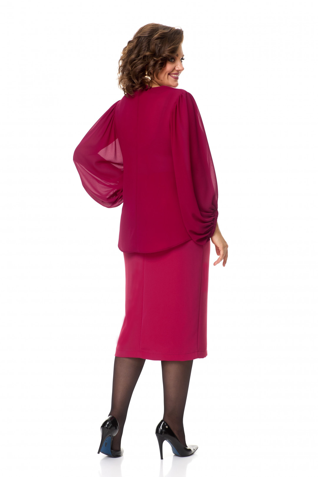 Костюм Anastasia 1049 марсала - фото 5