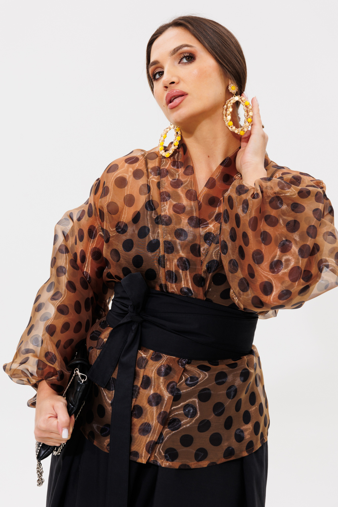 Туника Anastasia 1061-1 кофе - фото 1