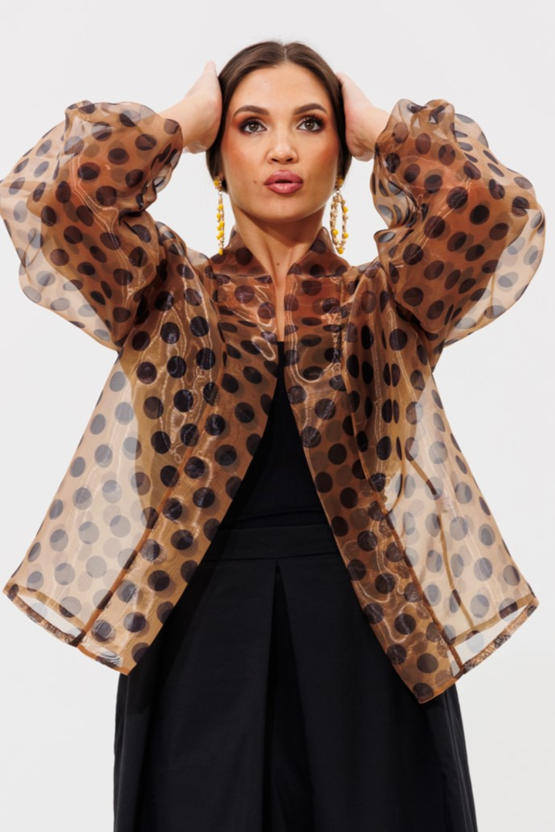 Туника Anastasia 1061-1 кофе - фото 2