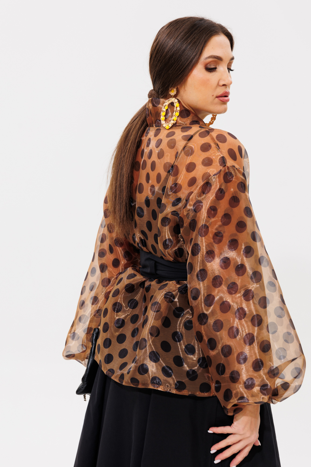 Туника Anastasia 1061-1 кофе - фото 5