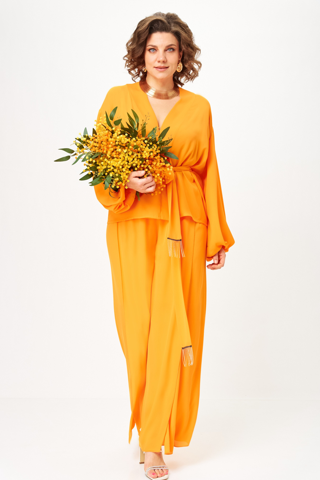 Костюм Anastasia 1063-1 апельсиновый