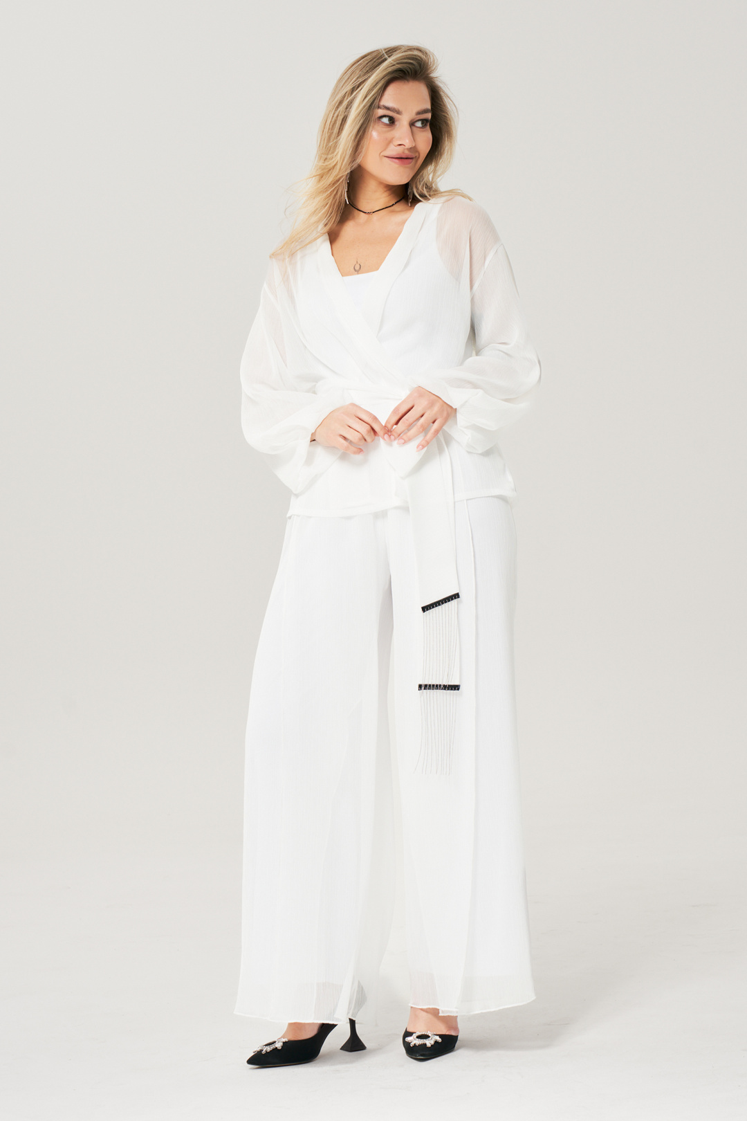 Костюм Anastasia 1063-1 молочный - фото 1