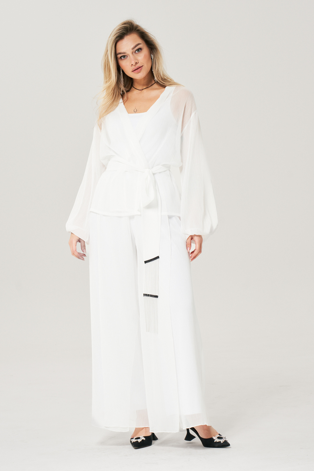 Костюм Anastasia 1063-1 молочный - фото 2