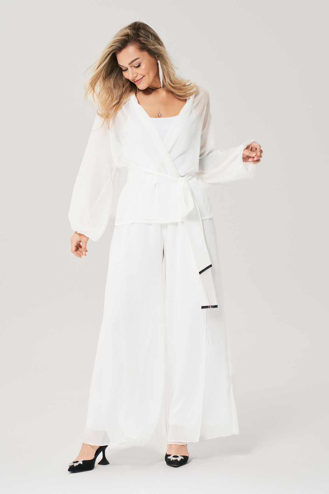 Костюм Anastasia 1063-1 молочный - фото 3