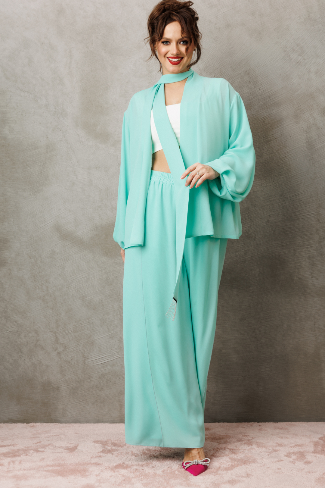 Костюм Anastasia 1063-1 мята - фото 3