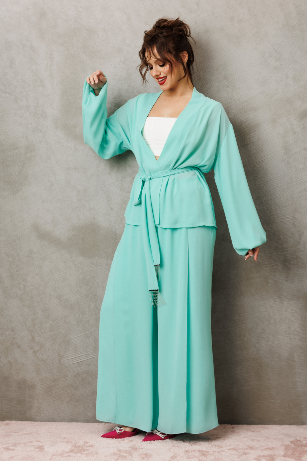 Костюм Anastasia 1063-1 мята - фото 6