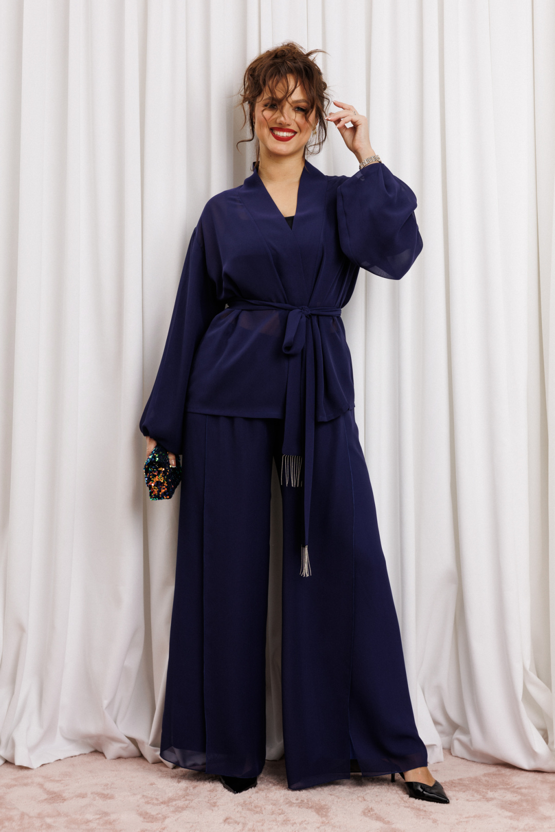 Костюм Anastasia 1063-1 нави - фото 4