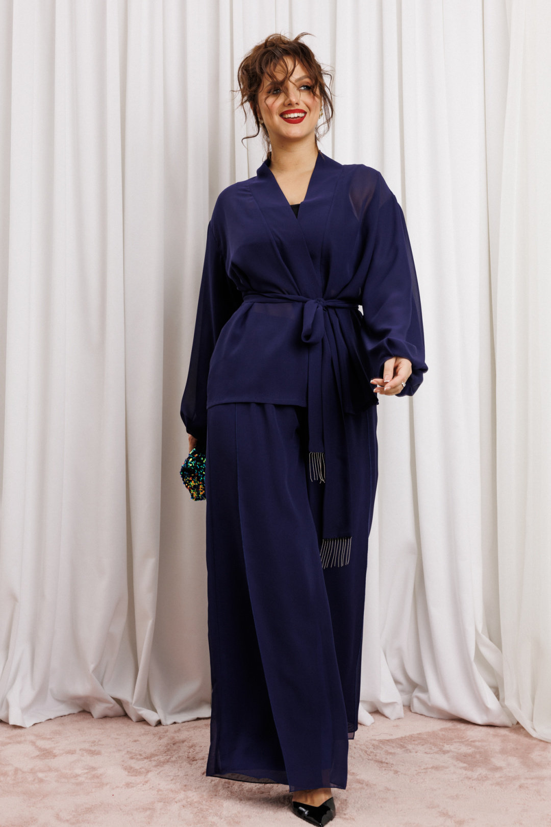 Костюм Anastasia 1063-1 нави - фото 5