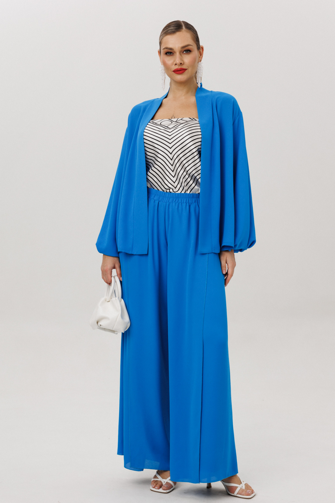 Костюм Anastasia 1063-1 васильковый - фото 1