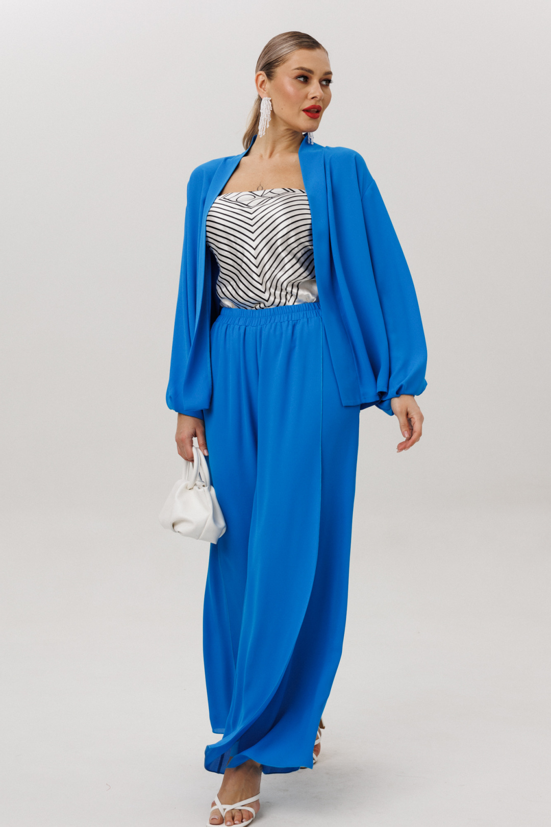 Костюм Anastasia 1063-1 васильковый - фото 2