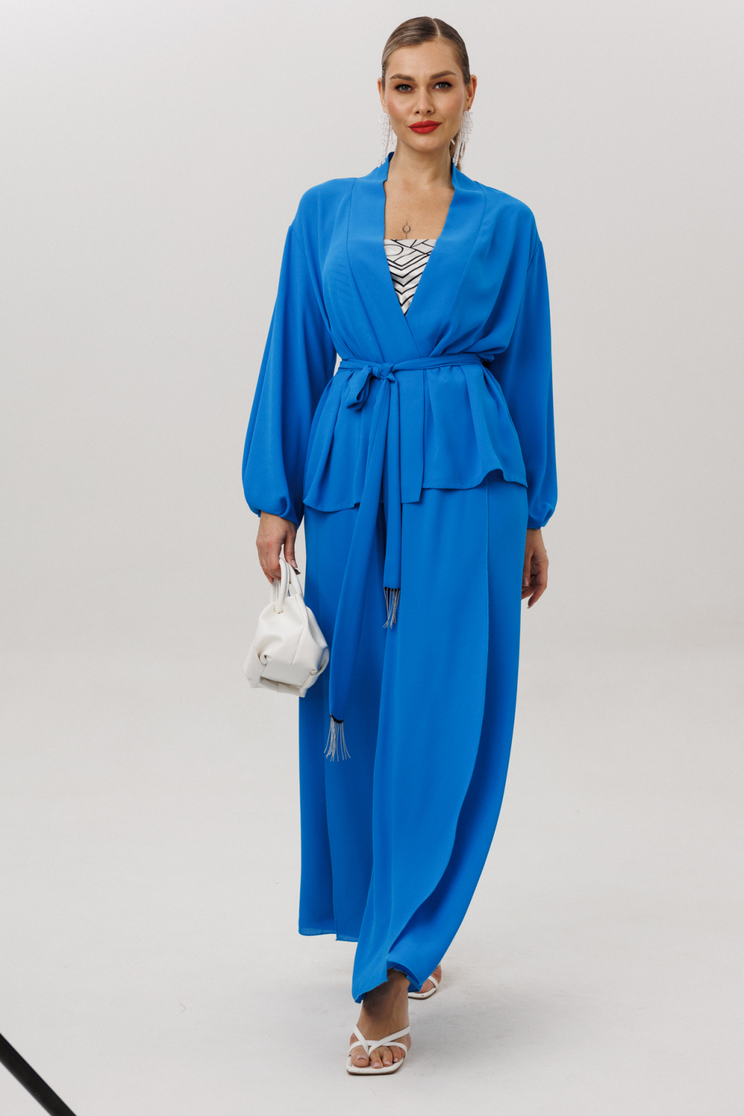 Костюм Anastasia 1063-1 васильковый - фото 3