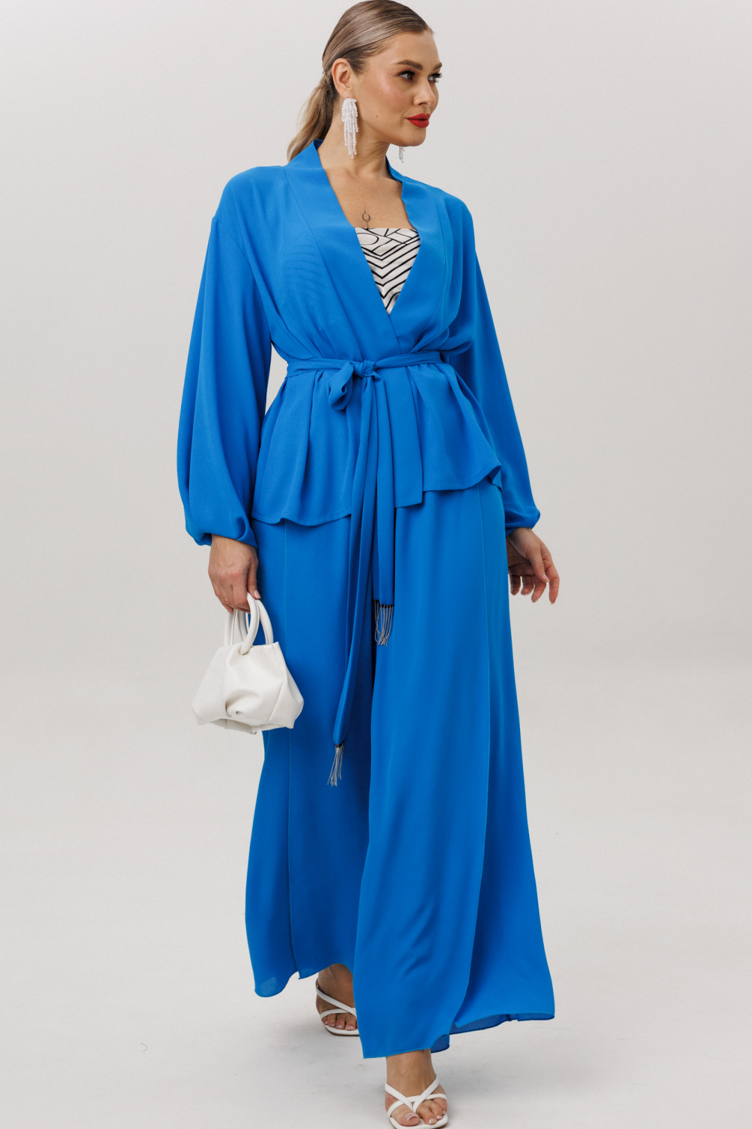 Костюм Anastasia 1063-1 васильковый - фото 4