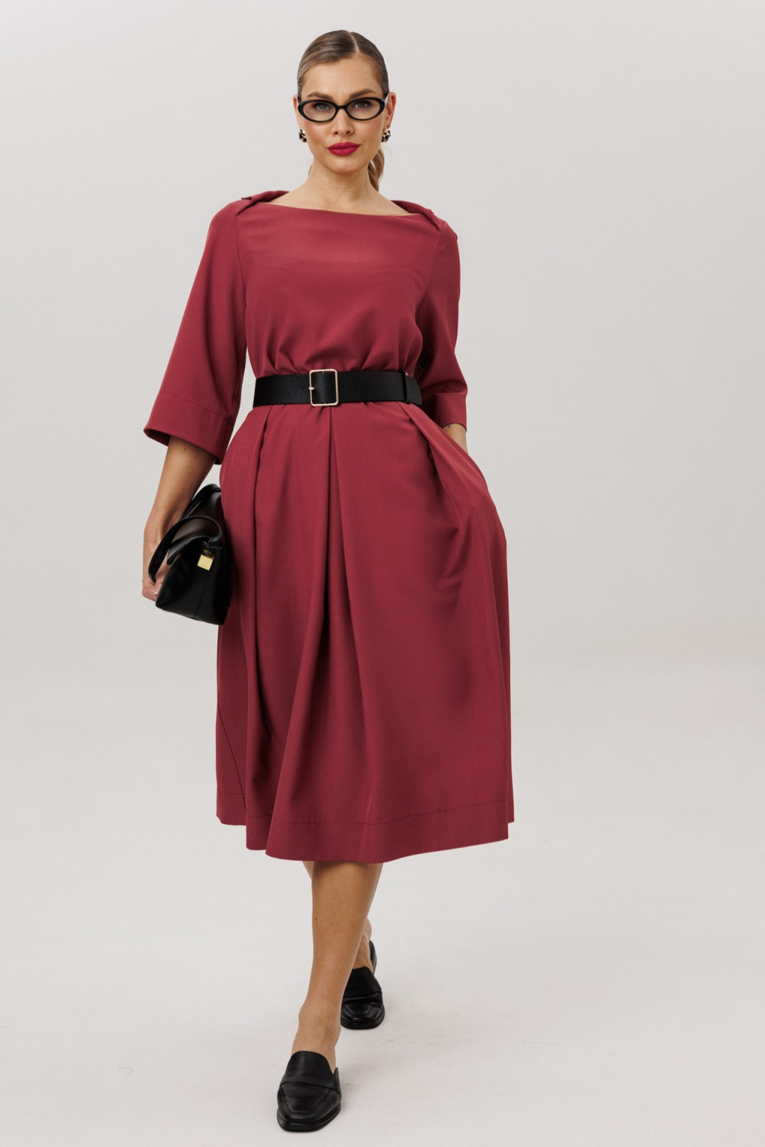 Платье Anastasia 1108-4 брусника